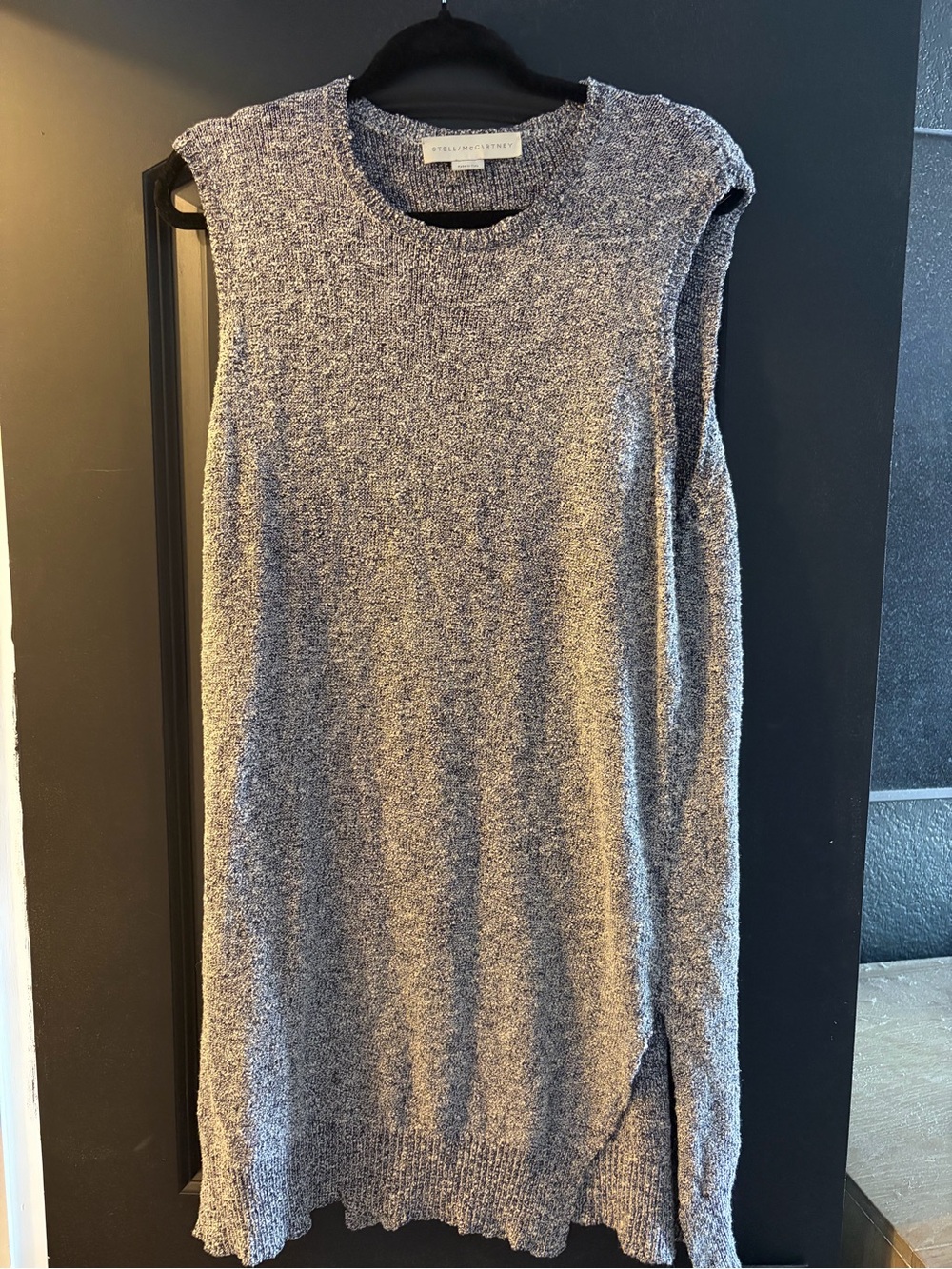 Stella McCartney Navy Sleeveless Knit Tank